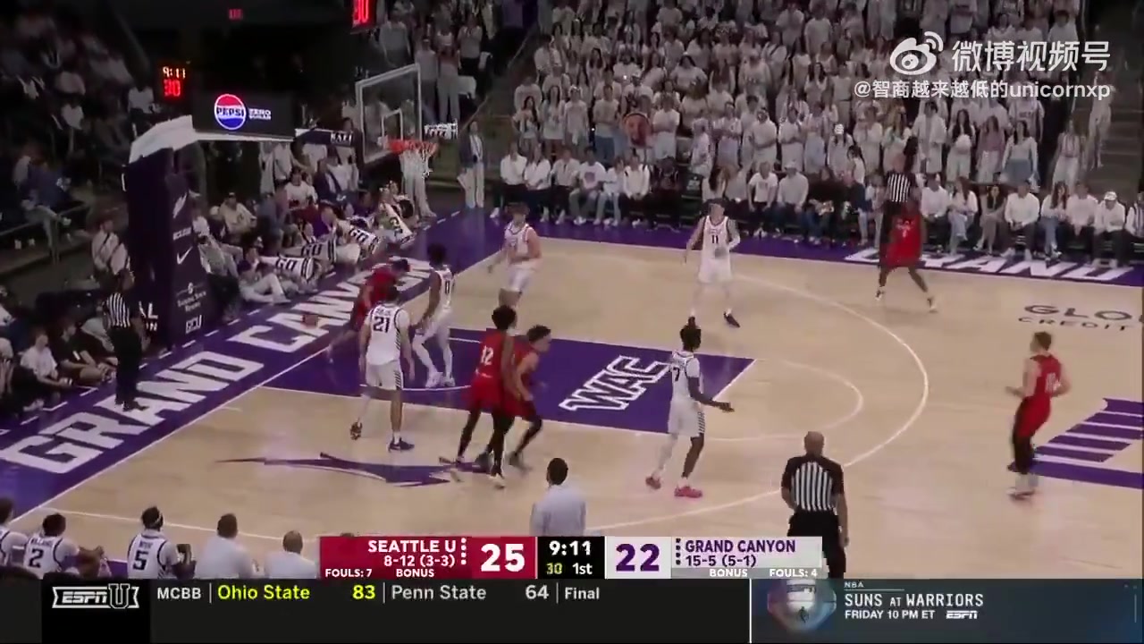 身體素質(zhì)不錯！NCAA中國球員淡厚然空中接力暴扣！