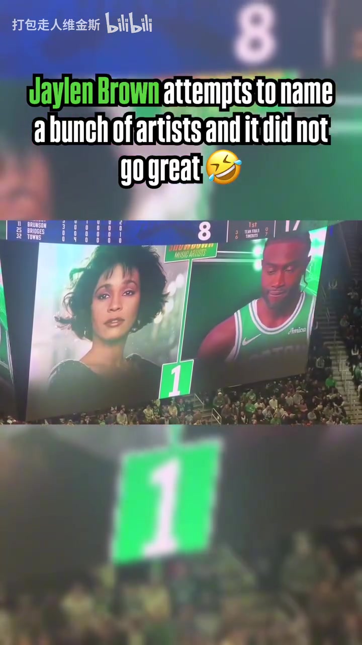 這都是誰??？賽中大屏幕杰倫布朗猜明星游戲遭遇滑鐵盧！