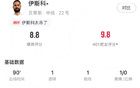 伊斯科：1球1助，6次關鍵傳，全場最高分8.8