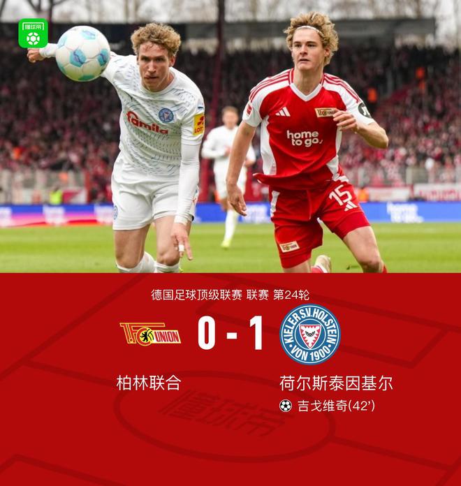 柏林聯(lián)合0-基爾勝，吉戈維奇決勝