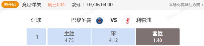 歐冠對決：巴黎圣日耳曼VS利物浦，拜仁VS勒沃庫森解析