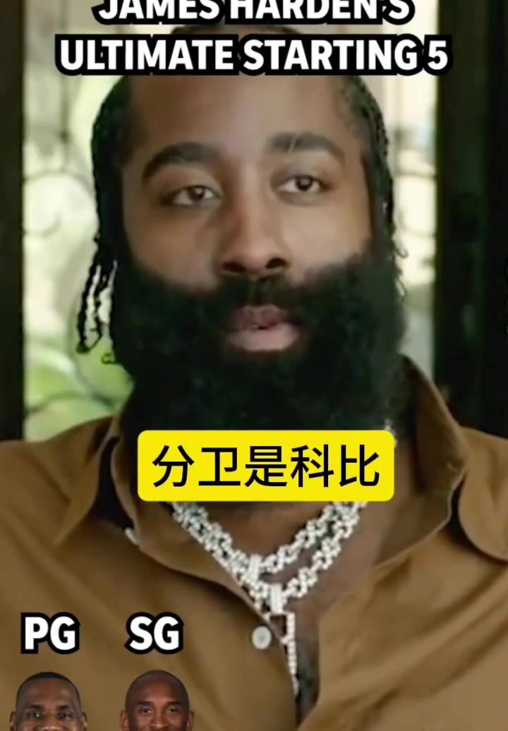 哈登談歷史最佳5人：控衛(wèi)詹分衛(wèi)科小前MJ 內(nèi)線呆呆+奧胖