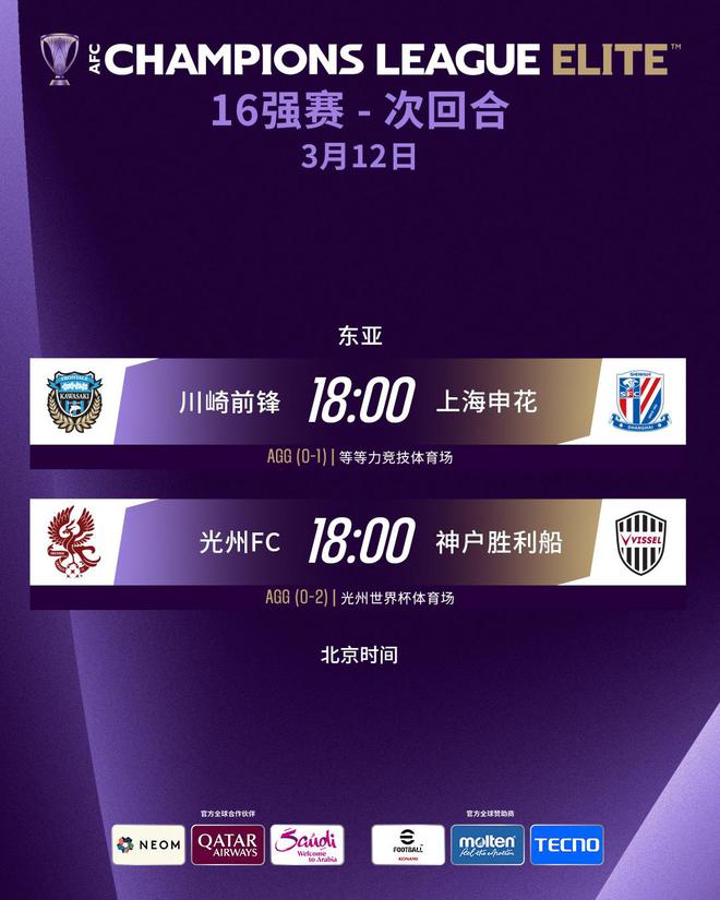 中超大局！申花出局，亞冠名額減一。