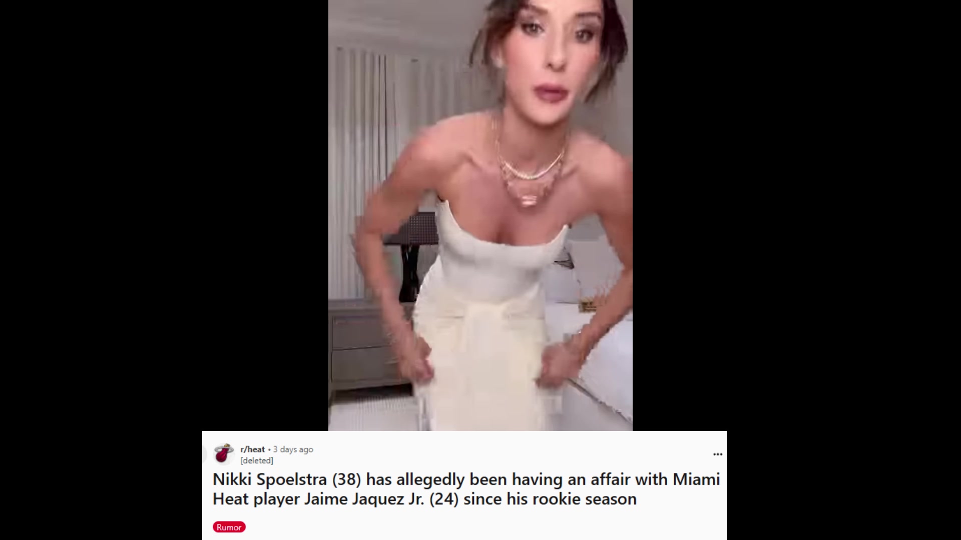 姐姐的魅力？有傳言小海梅正與斯波前妻尼基保持地下情
