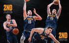 約基奇本季NBA場均四項數(shù)據(jù)前三，歷史無前例。