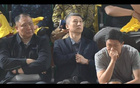 中國男籃教練郭士強、王晗觀戰(zhàn)北京VS山西比賽