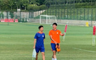 一線隊訓(xùn)練新秀彭逸翔參與合練