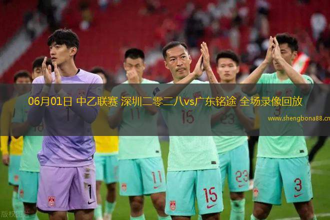 06月01日 中乙聯(lián)賽 深圳二零二八vs廣東銘途 全場錄像回放