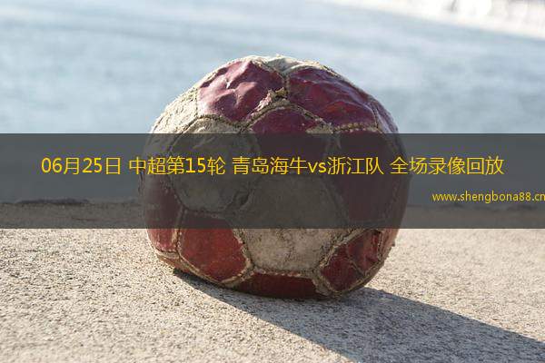 06月25日 中超第15輪 青島海牛vs浙江隊 全場錄像回放