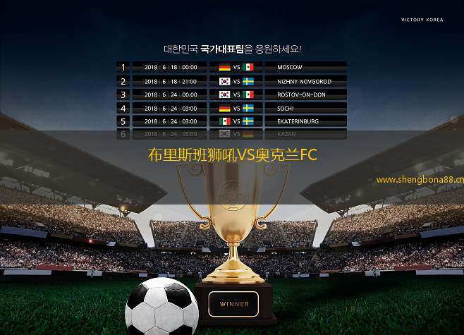 布里斯班獅吼VS奧克蘭FC