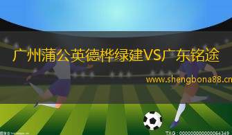 廣州蒲公英德樺綠建VS廣東銘途
